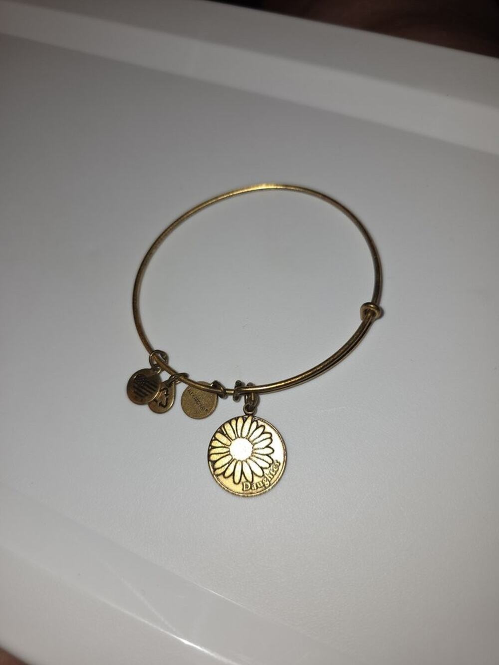 Alex and Ani Daughter Charm Bangle Bracelet